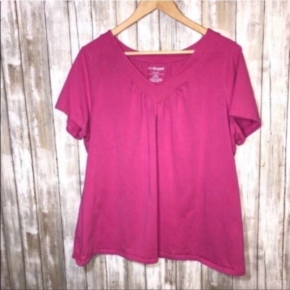 Lane Bryant Tops - Lane Bryant Pink Blouse